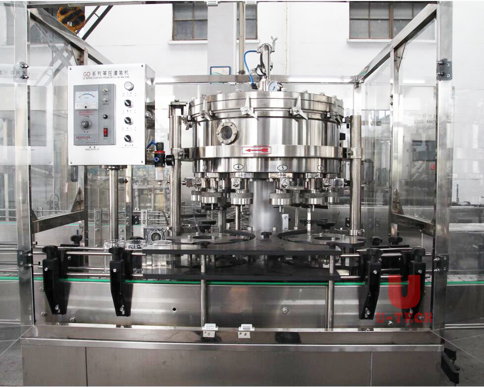 Máquina selladora de llenado de latas de aluminio para bebidas de cerveza pequeña