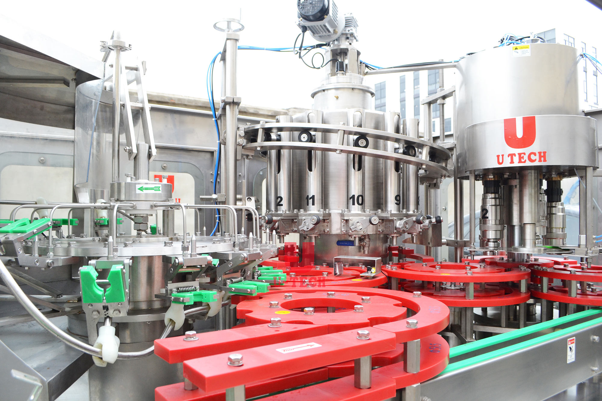 5000BPH 2019 Empaquetado automático de la botella de cristal de la máquina que capsula del llenado de la bebida del nido de pájaro