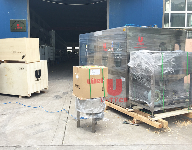 Línea automática de llenado de agua 3 en 1 5000BPH enviada a Etiopía