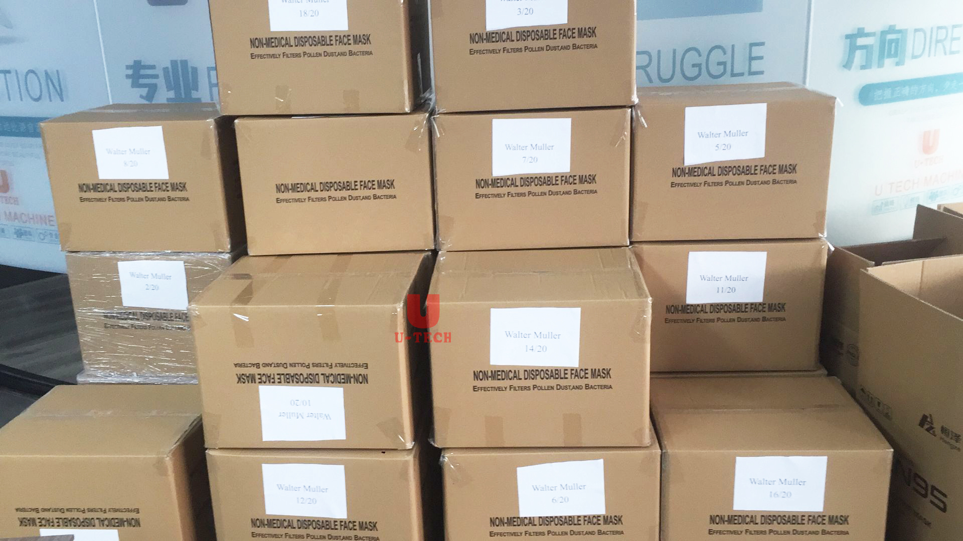 40,000 mascarillas desechables de 3 capas enviadas a Puerto Rico